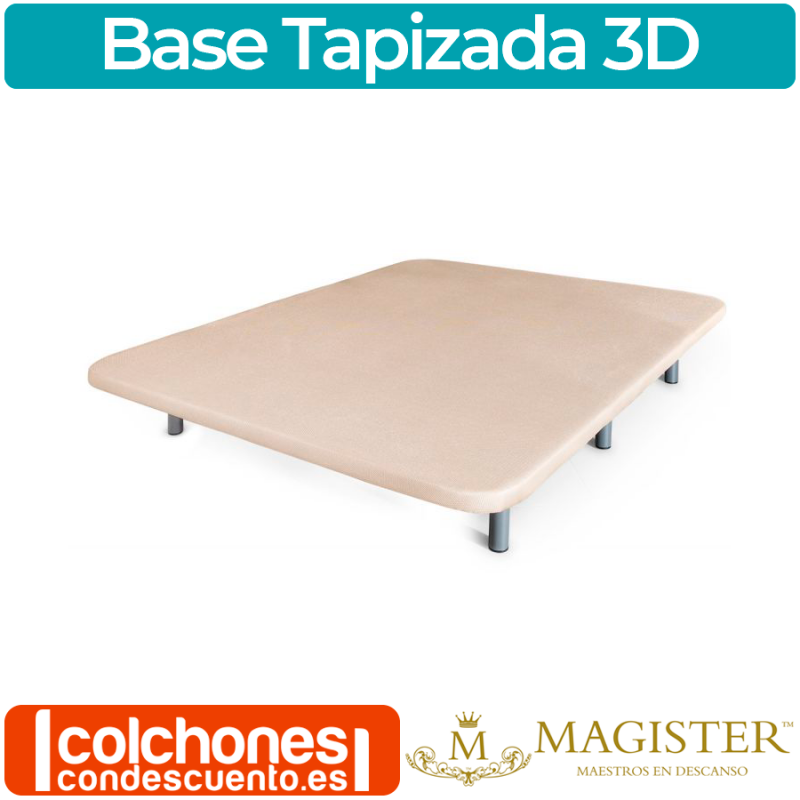 BASE TAPIZADA 3D TRANSPIRABLE Medida Colchón 160x200 Color Base 3d Beige