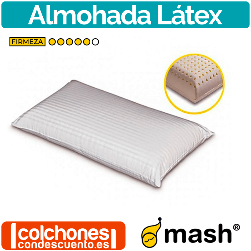 Almohada Látex - Cisne Acolchada - Firmeza Baja/Blanda