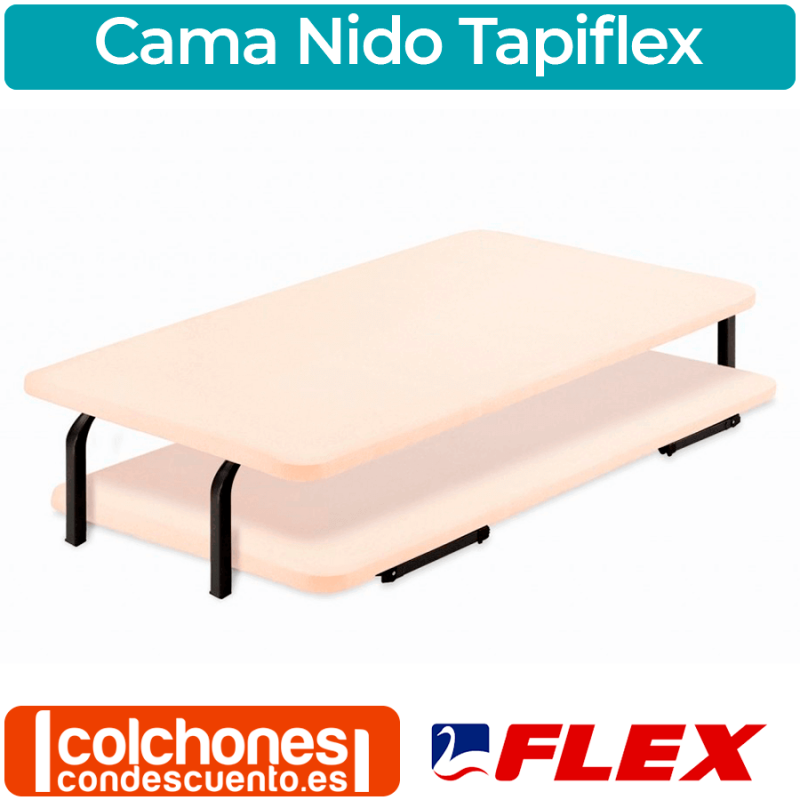 Cama Nido Tapiflex Base Tapizada de Flex