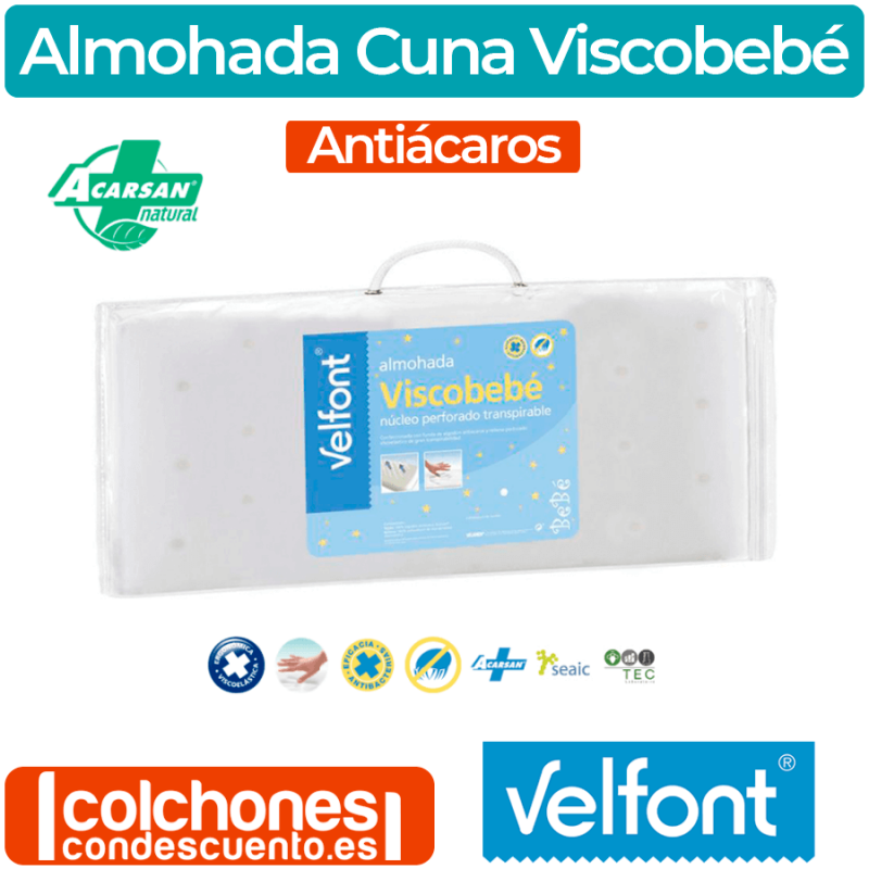 Comprar Almohada Velfont® Antiácaros