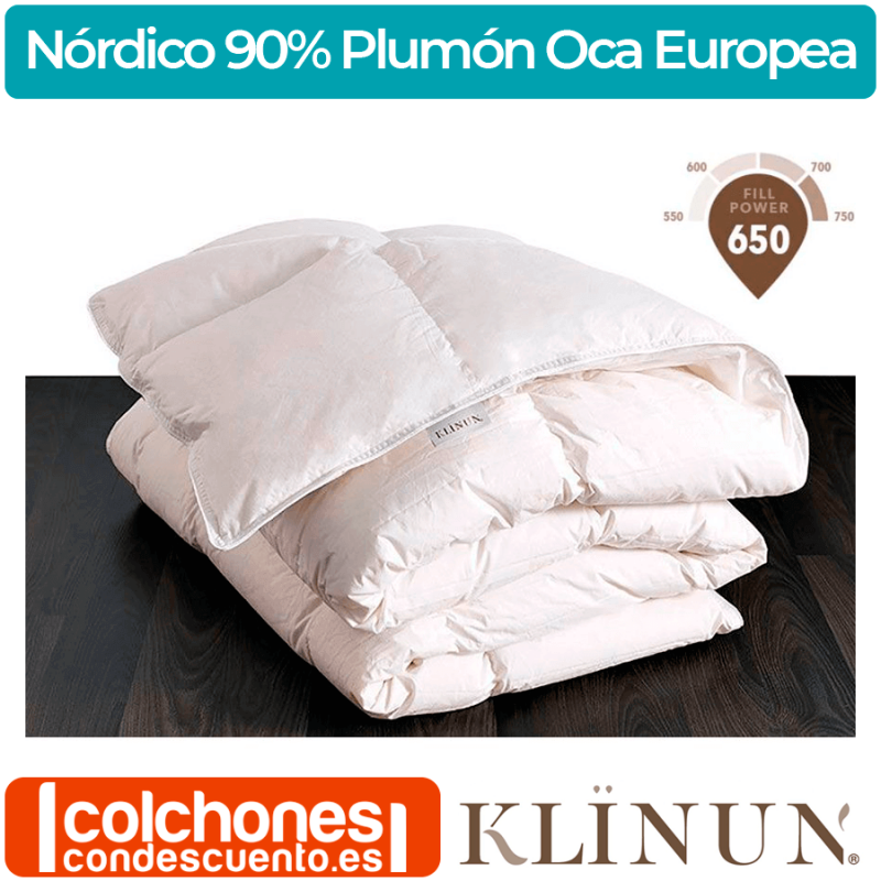Nórdico Klinun de Oca Blanca Europea - ColchonesConDescuento.es