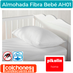 Almohada Fibra 100% Algodón Antiácaros AH01 Essential Pikolín Home