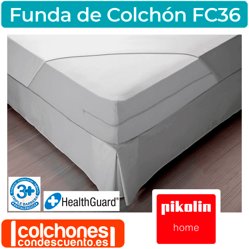 Fundas Anti Chinches, Ácaros y Bacterias - Medidas: Funda Colchón  80x190/200 - Altura de 20/30cm