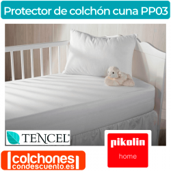 Protector de colchón acolchado de Tencel® 160x200cm Pikolin Home