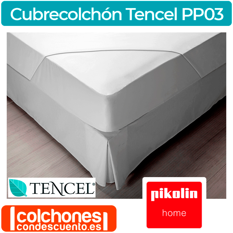 Protector colchón Tencel® impermeable 120x190/200cm Pikolin Home