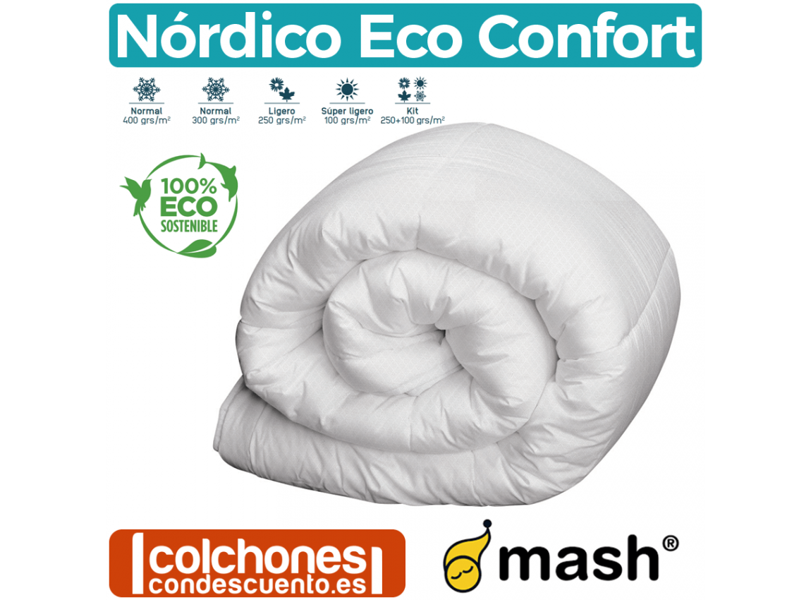 Galleta Potencial región Nórdico Eco Sostenible Eco Confort de Mash| ColchonesconDescuento.es