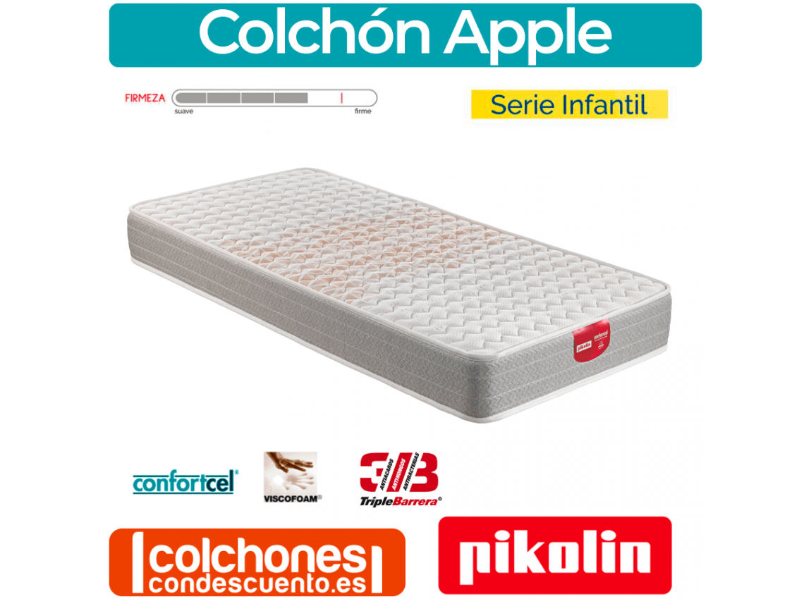 Colchón juvenil Antialérgico Apple Pikolin Confortcel - Ciberdescans