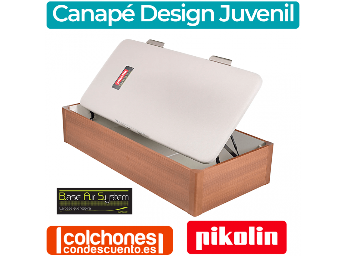 Canapé Abatible Lateral Pikolin 36 Cm Juvenil Color Natural 90x200 Cm con  Ofertas en Carrefour