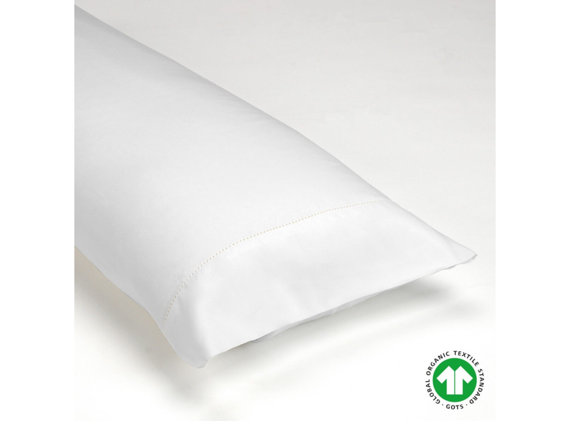 Funda almohada algodón orgánico. Cama 150-160cm.