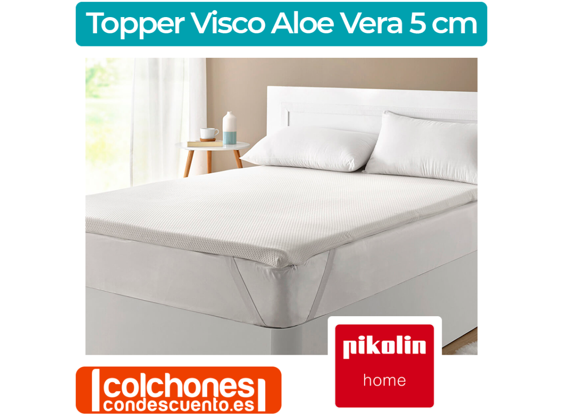 Topper Viscoelastico para colchón (135x190) - Colchones - Fundas
